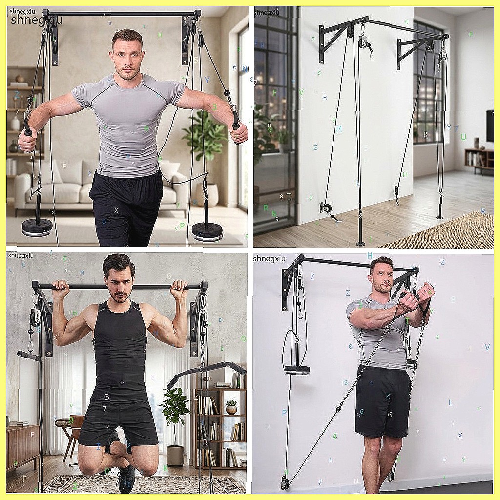 Home Gym Cable Pulley System - Настенная система блоков-роликов для самостоятельных тренировок