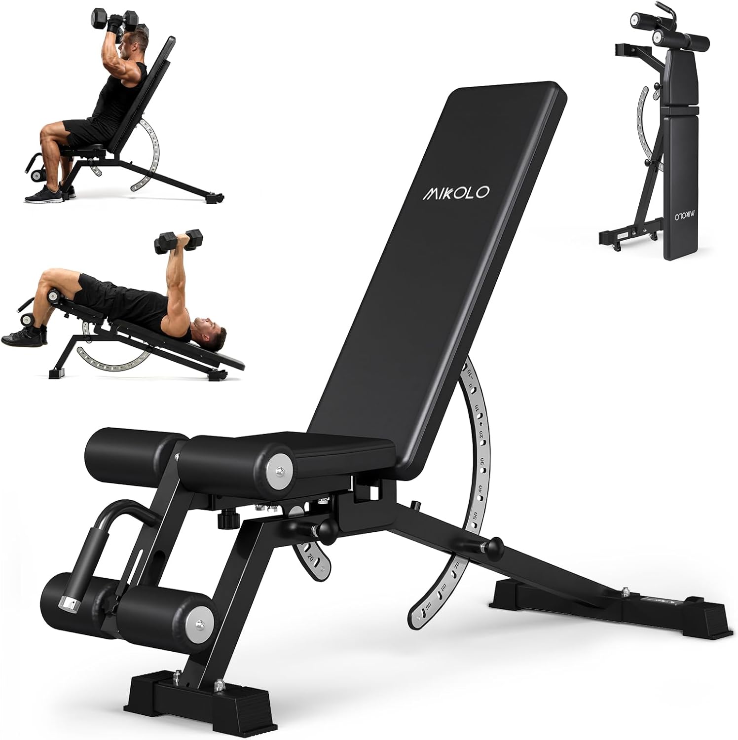 Adjustable Weight Bench - Скамья для домашнего спортзала - стальная,