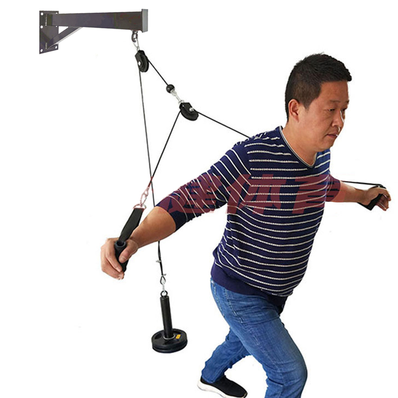 Тренажерный зал настенный фитн – обзор и цена Home Gym Cable Pulley System