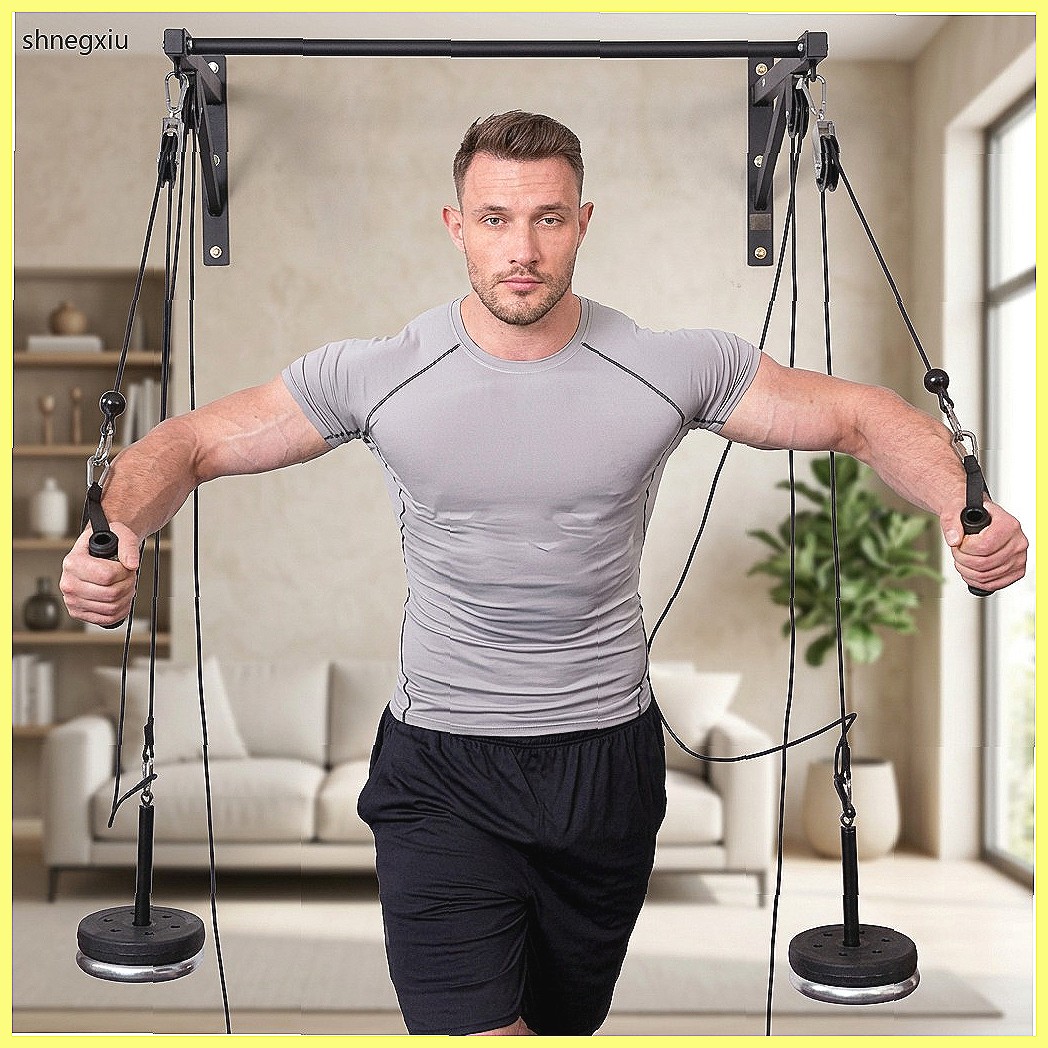 Настенная система блоков-ролик – обзор и цена Home Gym Cable Pulley System