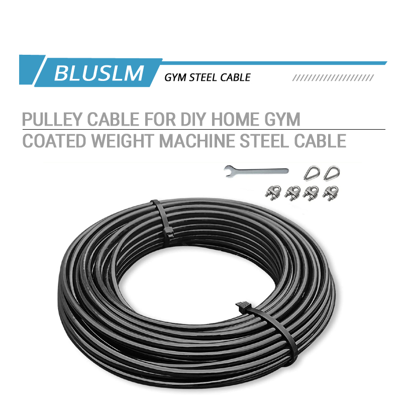 Сменный кабель из стали с покр – обзор и цена Home Gym Cable Pulley System