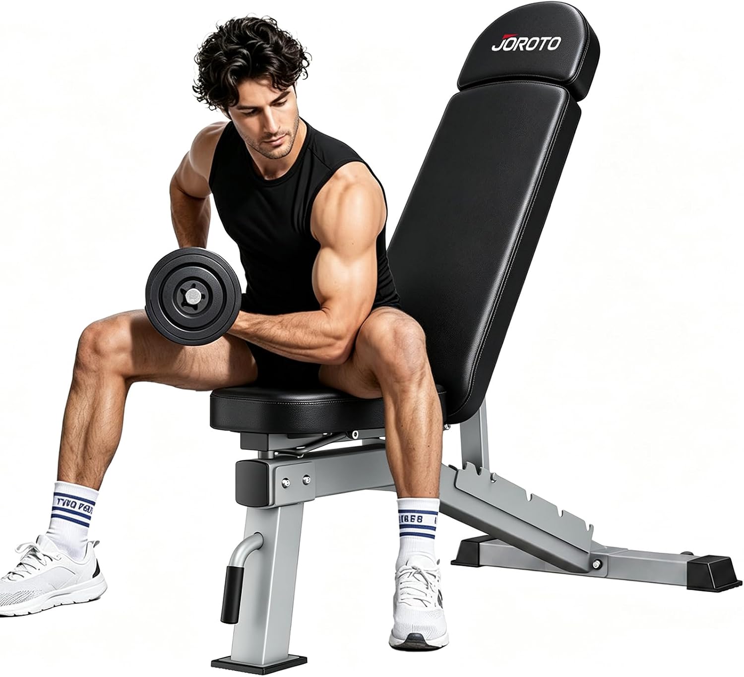 Регулируемая силовая скамья с  – обзор и цена Adjustable Weight Bench