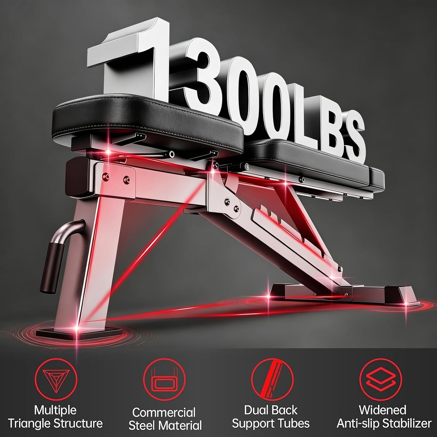 Регулируемая силовая скамья с  – обзор и цена Adjustable Weight Bench