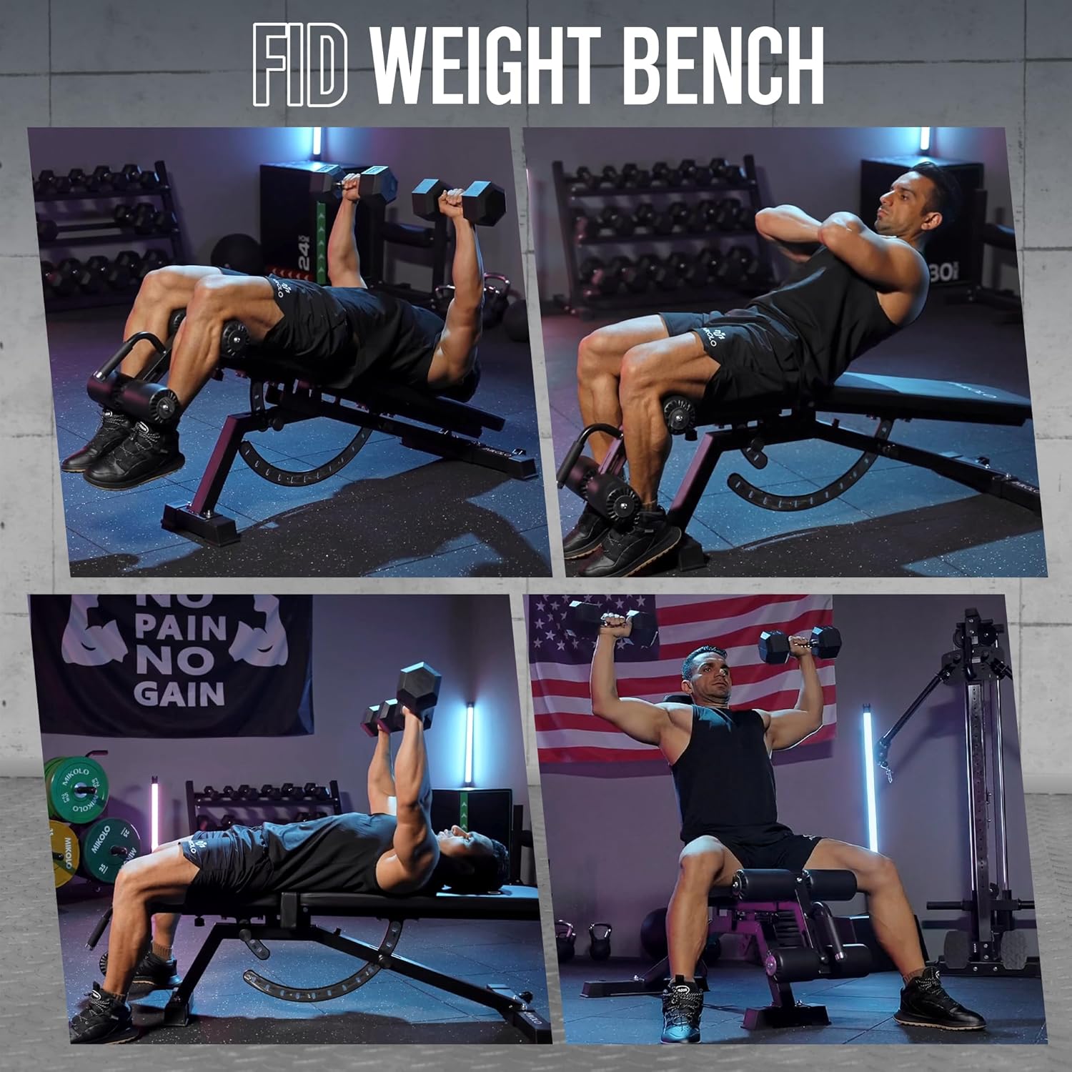 Скамья для домашнего спортзала – обзор и цена Adjustable Weight Bench