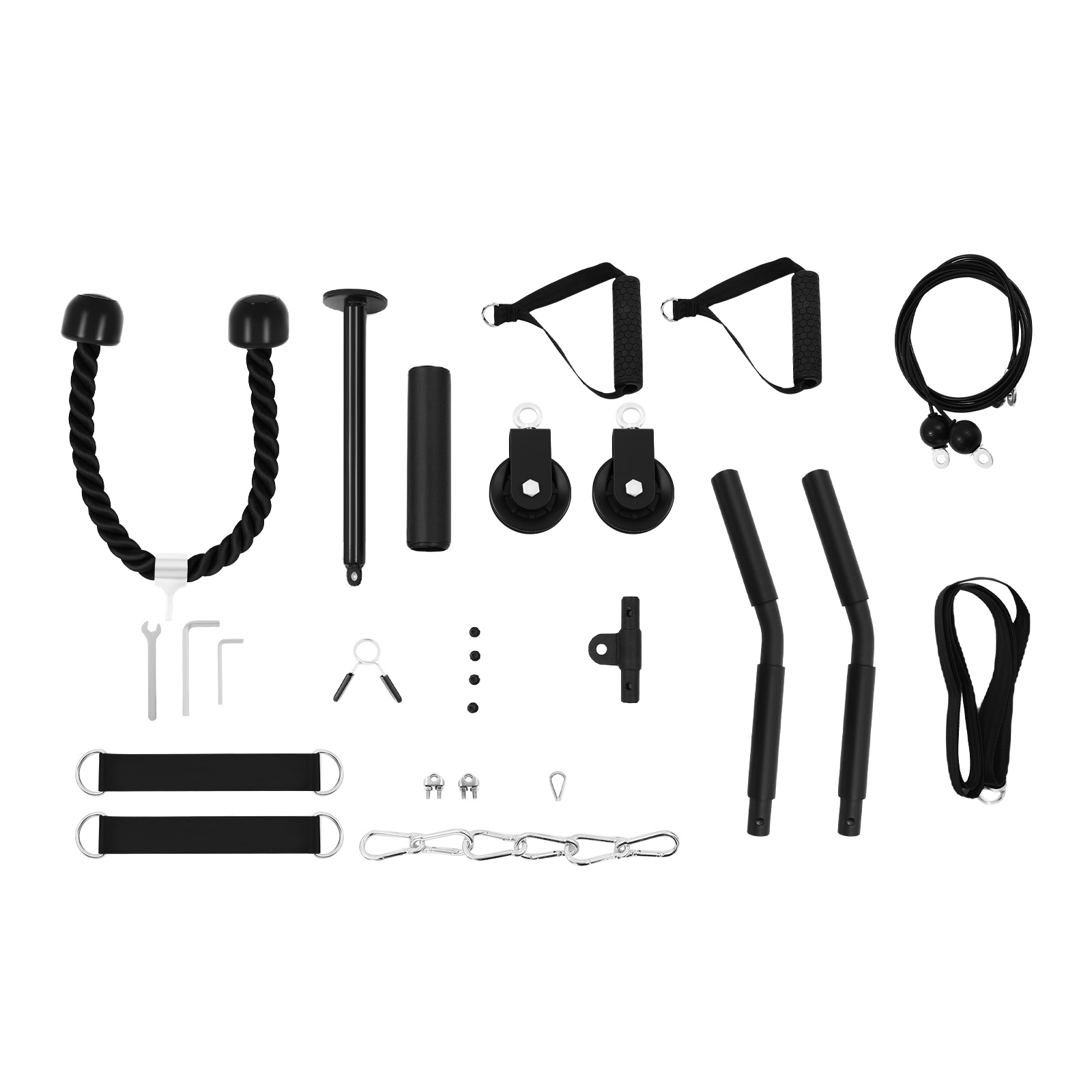 Тренажер для подтягиваний с ка – обзор и цена Home Gym Cable Pulley System
