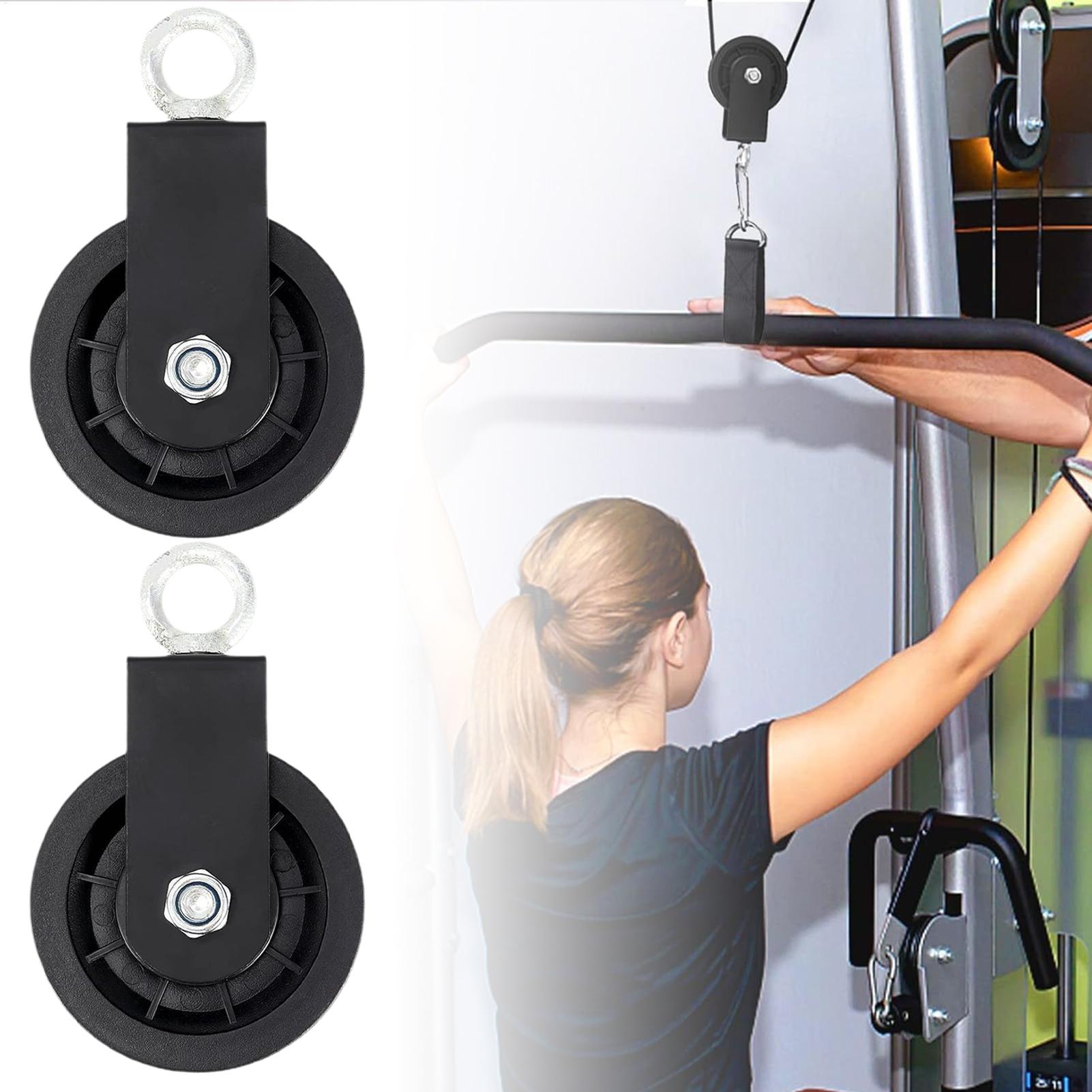Комплект из 2-х стальных ролик – обзор и цена Home Gym Cable Pulley System