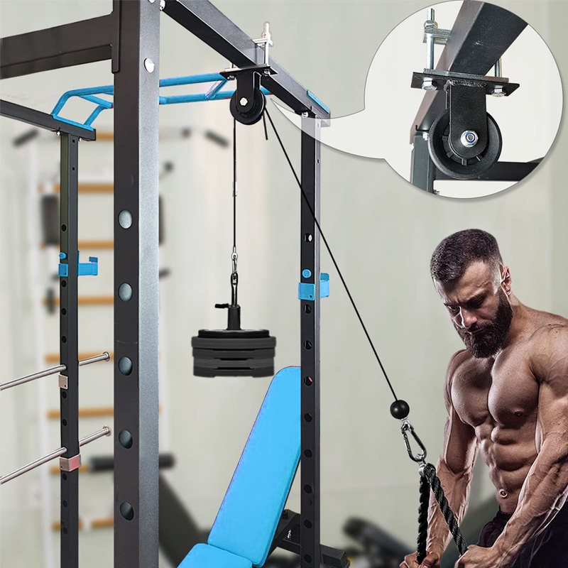 Сверхмощная система шкивов — р – обзор и цена Home Gym Cable Pulley System